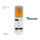 Baymak De Dietrich YKR-L/201E Uyumlu İnverter Klima Kumandası-Işıklı Ekran