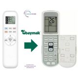Baymak Elegant Soft Uyumlu Klima Kumandası