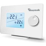 Baymak Kablosuz Oda Termostatı - 0,5°C Hassasiyet, Mekanik Kontrol, Logi S, Dijital Ekran ve On/Off Kontrol