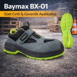 Baymax Bx-01 Golden S1 Yeşil Çelik Burunlu İş Ayakkabısı