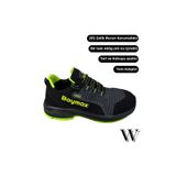 Baymax Bx-12 S1 Çelik Burunlu Spor İş Ayakkabısı 3 Mevsimlik Ortopedik Spor İş Güvenlik Ayakkabısı
