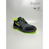 Baymax Bx-12 S1 Çelik Burunlu Sportif Rahat Hafif Iş Ayakkabısı - Siyah - Yeşil