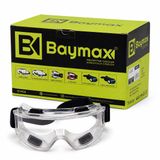Baymax S550 Grand Şeffaf Toz Çapak Koruyucu İş Güvenlik Gözlüğü Şeffaf Lens Ayarlanabilir Lastikli Laboratuvar İşçi Gözlüğü (12)