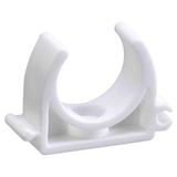 Baymet Tekli Boru Kelepçesi Beyaz 25 mm 10 Adet