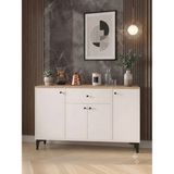 Bayold Mobilya Luna Konsol Çok Amaçlı Dolap Beyaz & Atlantik Çam 2012 - Beyaz - Atlantik Çam