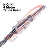 Bayonet K (nicr-ni) Tipi Termokupl 6x30mm 4 Metre Teflon Kablo