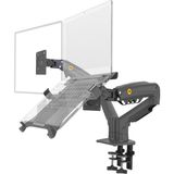 Bayou Nb F160-FP Çift Kol 17-27" Monitör Tutucu ve Laptop Standı