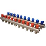 Baypa 10 Ağızlı Kollektör Vanası 16*2 cm - 50 cm - Krom