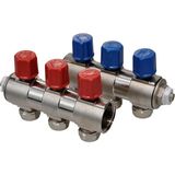 Baypa 3 Ağızlı Kendinden Vanalı Kollektör 16*2 cm - 10 cm - Krom