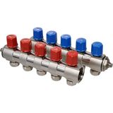 Baypa 5 Ağızlı Kendinden Vanalı Kollektör 16*2 cm - 25 cm - Krom