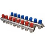 Baypa 8 Ağızlı Kendinden Vanalı Kollektör 16*2 cm - '40 cm - Krom