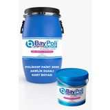 BAYPOLİ POLİKORT PAİNT 3000 AKRİLİK SPOR SAHA SON KAT BOYASI 60kg - Mor