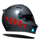 Bayrak Kırmızı Damalı Kask Motosiklet Sticker Takımı Çınar Extreme 0726199638878