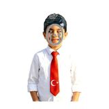 Bayrak Kravat Ayyıldızlı Kravat - 3 adet