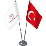 Bayrak Online İkili T.C Sağlık Bakanlığı Masa Bayrağı Takımı