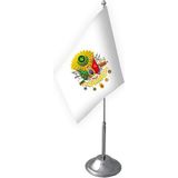 Bayrak Online Tekli Osmanlı Tuğrası Masa Bayrağı Takımı