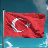 Bayrak Türk Kırmızı Türk Bayrağı 100X150 Alpaka Kumaş Dayanıklı ve Solmaya Karşı Dirençli Bayrak