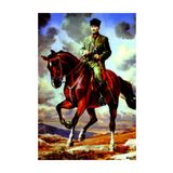 bayrakal Atatürk Resmi Raşel Kumaş 100x150cm.
