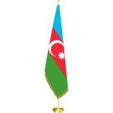 Bayrakal Azerbaycan Makam Telalı Bayrak Pirinç Direkli