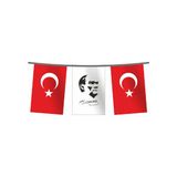 BAYRAKAL Dizili Türk Bayrağı ve Atatürk Resmi
