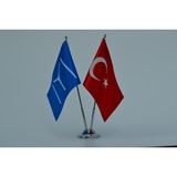 Bayrakal Kayı Boyu ve Türk Bayrağı Masa Bayrak Takımı