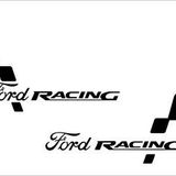 Bayraklı Racing Yan Kapı Araba Stickeri