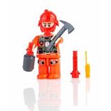 Bayraktar PVC Kutuda Küçük İtfaiye Yapı Oyuncak (LEGO) BP-602