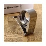 Bayram 40X Mini Işıklı Metal Büyüteç