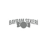 Bayram Şekeri Araba Sticker 17X17 Cm Gri