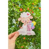 Bayram Tebrik Kartı 9 Adet Kurban Bayramı Hediye Kartı Tebrik Kartı Kurban Bayramı Ramazan Bayramı - 14 x 9 cm
