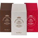 Bayramefendi Osmanlı Kahvecisi 3'lü Aromalı Türk Kahvesi Seti - 300 gr
