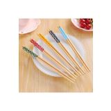 BAYSA 5 Çift Bambu Sushi-Fettucini Chopsticks Yemek Çubuğu