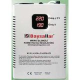 Baysallar 500 Va Mikro İşlemcili Kombi Voltaj Regülatörü