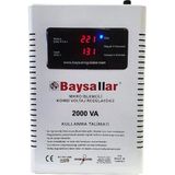 Baysallar Mikroişlemcili Kombi Regülatörü Beyaz PVC Malzeme ile 2000 Va Güç Kapasitesi - Beyaz - Mavi