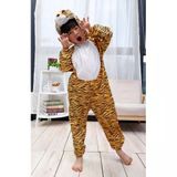 Baysan Çocuk Kaplan Aslan Kostümü - 4-5 Yaş (100 Cm) - Peluş