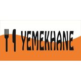 Baysan Yangın Takımınızın Renklerinde Kısım Yemekhane Yazılı 15X30 cm B-22 - 1 Adet