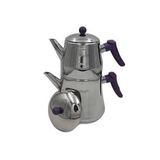 Baysem Bonera Petra Jumbo Boy Çaydanlık Bakalit Kulp Mor-45