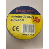 BayTaş Alüminyum Folyo Yanmaz Soba Baca Bant 4.8mm*40 Metre