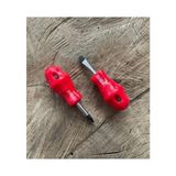 Baytec Mini Yıldız Tornavida PH2*30MM Mini Düz Tornavida 2li - 10CM - Kırmızı