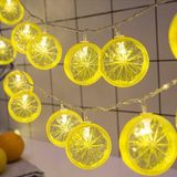 baytoptan 2 Metre 10 LED Pilli 2 Kademeli Limon LED Işık - 3 m - Renkli