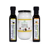 Bayvital Çörek Otu Yağı 250 Ml Aspir Yağı 250 Ml Hindistan Cevizi 1000 Ml