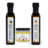 Bayvital Çörek Otu Yağı 250 Ml Aspir Yağı 250 Ml Hindistan Cevizi 250 Ml