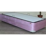 Baza 17502 Tay Tüy Pembe Silinir Kumaş Model Çelik Fırın Boya 90*190 Cm El Yapım