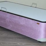 Baza 17502 Tay Tüy Pembe Silinir Kumaş Model Metal Çelik Fırın Boya 90*190 cm El Yapım