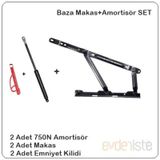 Baza Seti, Makas+amortisör+emniyet Kilidi 750n
