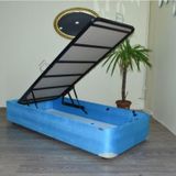 Baza Taytüy Mavi Kumaş18234 Model Metal Çelik Fırın Boya 120*200 Cm El Yapım