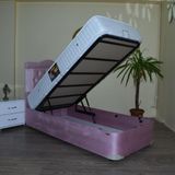 Baza Yatak Başlık 14237 Ful Ort Pedli Yatak Taytüy Pembe Silin Metal 100 * 200