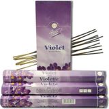 Bazaar 4 Flute Incense Sticks Violet Menekşe 20 Adet Çubuk Tütsü