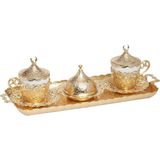 Bazaar 4 Osmanlı Hürrem Nescafe Fincan Seti 2 Kişilik Sarı