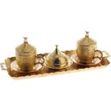 Bazaar 4 Osmanlı Şehzade Nescafe Fincan Seti 2 Kişilik Sarı